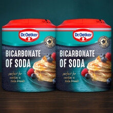 Dr Oetker Bicarbonate Soda 200g (Pack of 2) | Multi-Purpose Baking & Cleaning Essential for Perfect Bakes and Household Use