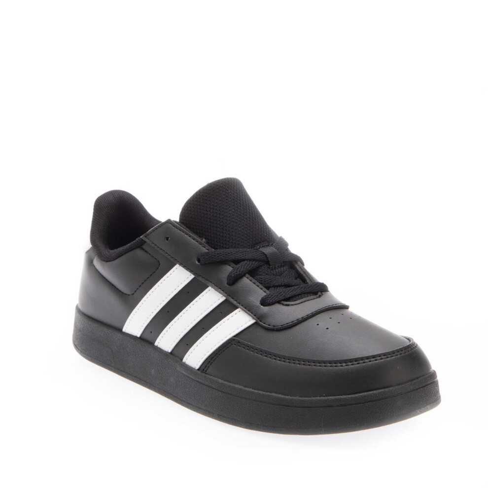 (1 UK, Black) Adidas Childrens/Kids Breaknet 2.0 Synthetic Leather Trainers