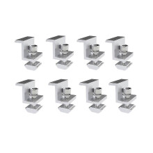 (As show, One size) 8 Pieces 35mm Solar Panel Bracket Are Adjustable, Solar Mounting, Trapezoidal Sheet For Roof, Rv, B