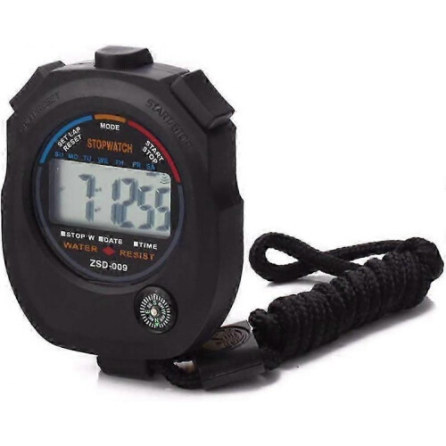 12 pack Multi-function Electronic Digital Sport Stopwatch Timer, Large Display with Date Time and Alarm Edition 529 1