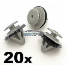 20x Side Skirt, Sill Cover & Door Moulding Trim Clips Compatible with Mazda 6 & Mazda Cx-9 hwy