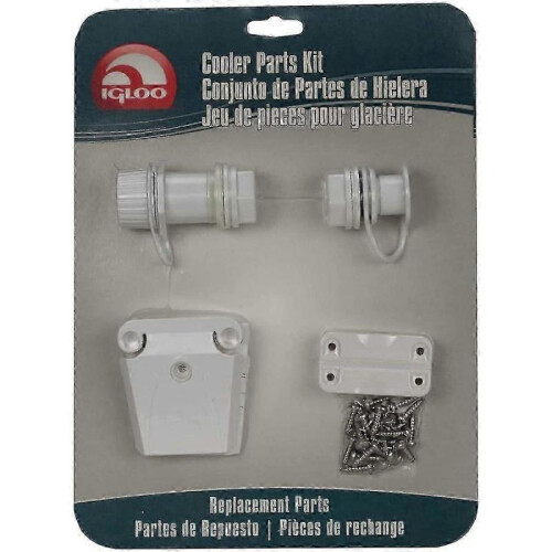 IGLOO Ice Chest Universal Parts Kit - White hwyNO.411 1