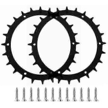 Compatible for Bosch Indego M+ 700 / M 700 / S+ 500 / S 500 / XS 300 Lawn Mower 2 RSWB-01 Spikes + 12 Self-Tapping Screws Edition 0617