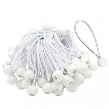 50 Pcs Bungee Cord with Balls Elastic Ties Bungee Toggles Ties for Marquees,tents Banners,flag Pole (haoyi) Edition 0618