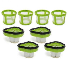 4 Pack HEPA Filter + 4 Replacement Mesh Filter Frames for Bissell Pet Hair Eraser Handheld Vacuum Edition 0617