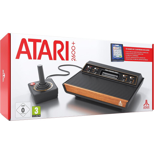Atari 2600+ Plus Classic Retro Games Console - Black