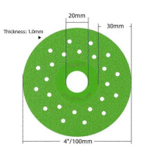 5Pcs 4inch/100mm Super Thin Cutting Disc for Porcelain Glass Tile Marble Diamond Saw Blade Brazed Cut-Off Wheel Edition 0617