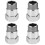 4x O2 Oxygen Sensor Restrictor Fitting with Adjustable Gas Flow Inserts Cel Fix Bung M18 X 1.5 Oxyg Edition 0617 1
