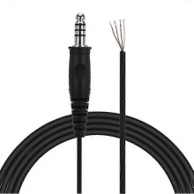 DIY Replacement Cable Spring Adapter Cord for Helicopter Headset U-174/U Military Connector Edition 0617