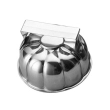 (As show, One size) Japanese-style Stainless Steel Boat-shaped Egg-wrapped Rice Mold Rice Molds Pumpkin Model
