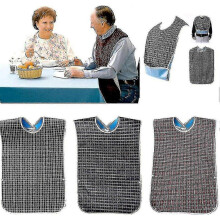 (As show, One size) 3 Pack Adult Bibs With Crumb Catcher - Washable Adult Dining Bib, Large Adult Best Gift