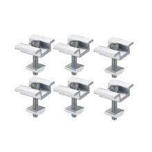 (As show, One size) 8pack Solar Panel Mounting Brackets, Solar Panel End , Centre , For Pv Solar Panel Solar Module 30m