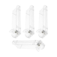 (As show, One size) 4pcs Pushers Clear Display Case Dispenser Car Hud Showcase Rack Cigarrette Display Shelves Auto-pus