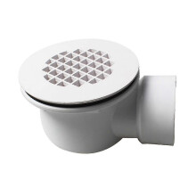 (As show, One size) Shower Base Drainage Stainless Steel Floor Drain Anhydrous Anti-odor Anti-insect Filter Hair Side O