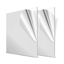 (As show, One size) Acrylic Sheets 2 Plexiglass Sheets 1/8 Inch Thick Clear Acrylic Sheet Glass Panel Acrylic Board Cra