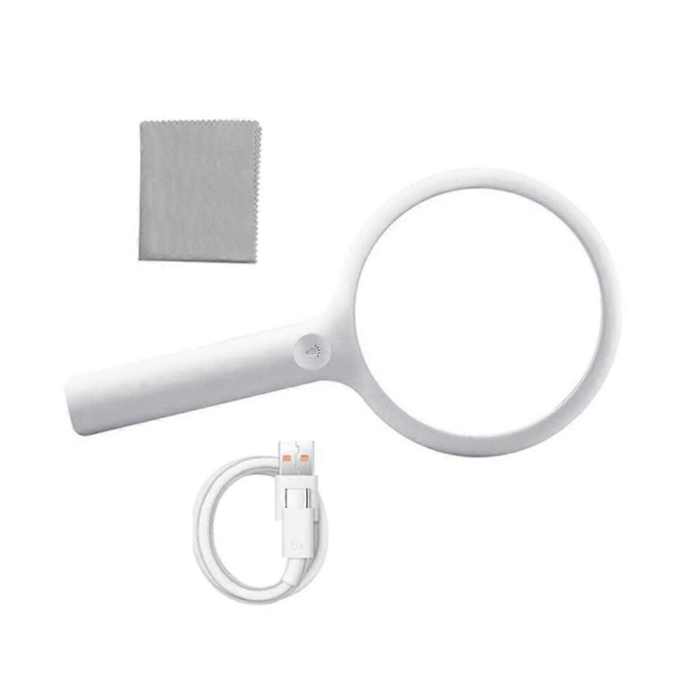 Furtalk Light (As Show, One Size) Optical Aspheric Magnifying Glass With 20 Led S With Reading Magnifying Glass Rechargeab