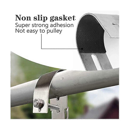 (As show, One size) 2pcs Solar Panel Mounting Brackets - Solar Panel Mounting Hooks For Balcony Railing, Solar Panel Ho 2