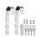 (As show, One size) 2pcs Solar Panel Mounting Brackets - Solar Panel Mounting Hooks For Balcony Railing, Solar Panel Ho 1
