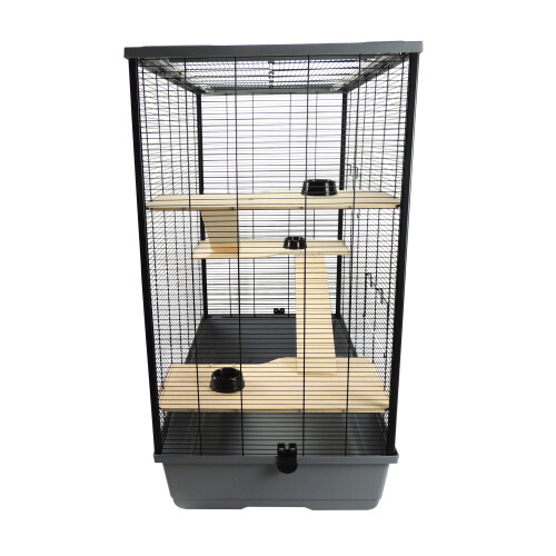 Little-Friends Hamster & Rat Cage 100cm Plaza XL Multi-Level Grey 1