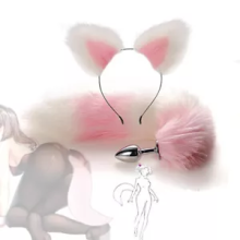Fox Tail Metal Anal Plug - Cosplay & Fetish Pleasure Toy for Adults