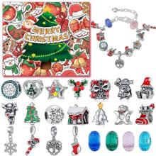 Jewelry Advent Calendar Chritmas Countdown Diy Bracelet Blind Box Gift