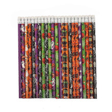 50pcs Halloween Pencil with Erasers Halloween Themed Stationery Pencil Set