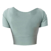 Workout Crop Tops for Women Yoga Clothing Comfortable Nylon 1Pcs L