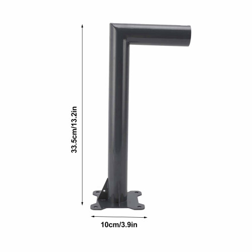 Support de toit en alliage d'aluminium pour poteau satellite type long 1