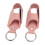 2 pezzi Porta inalatore per asma in pelle PU, custodia rosa 13