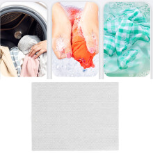 100pcs Laundry Color Catcher Disposable Fast Absorbtion Anti Stain Laundry Tabletssheets for Home