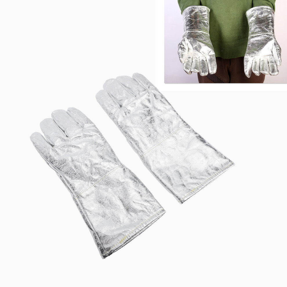 Heat Resistant Welding Gloves Aluminized Welding Gloves Fire Proof Flame Retardant Gloves 4981311673021