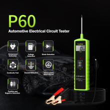 Automobil-Elektrotester P60 6-30V DC Kurzschluss- und Leitungsbestimmung mit LCD und Taschenlampe