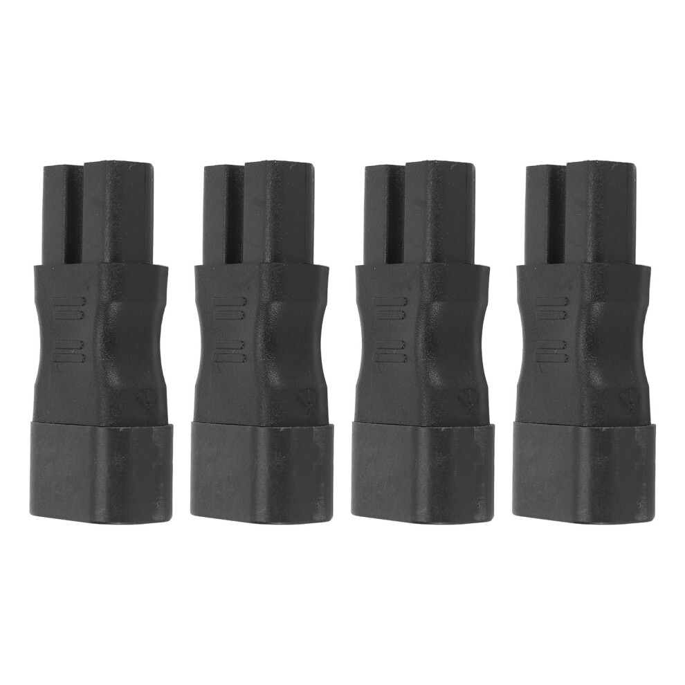 4Pcs Iec320 C14 To Iec320 C15 Power Adapter Iec320 C14 To C15 Power Adapter Connector For Laptop Pdu Server Ups Socket 4971311674418