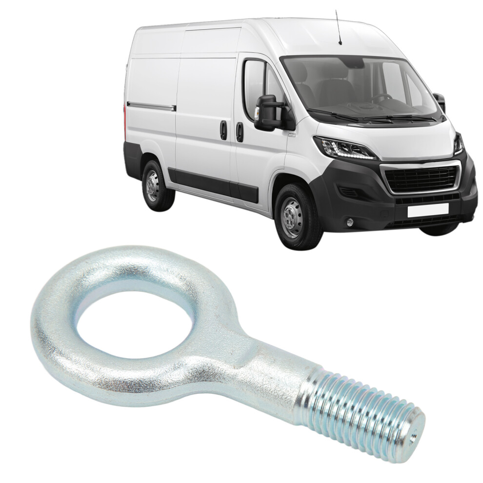 Tow Hook 1348135080 Hitch Forged Steel Lug Eye Loop Bracket Ring Replacement For Citroen Relay 2006 To Up 3181311674160