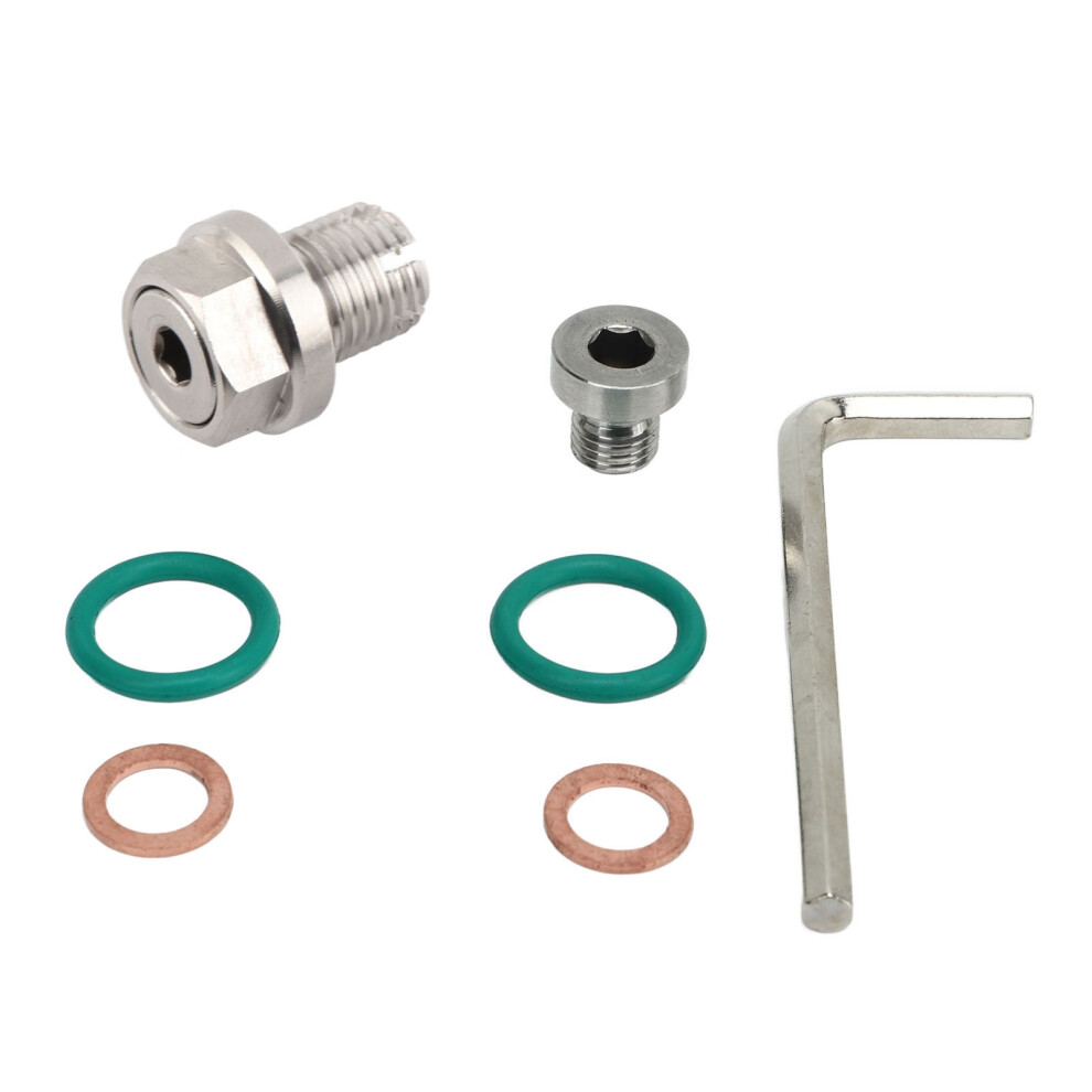 Oversize Piggyback Drain Plug Stainless Steel Self Tapping Oil Pan Thread Repair Kits With Hex Wrench O Ring Gasket M14.1-1.5X15mm 4661311674845
