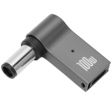 Rechte Winkel PD 100W 5A Type-C Female-to-Male Adapter für HP Laptops