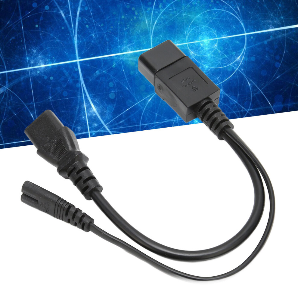 Iec320 C14 Male To C13 C7 Female Power Cord Waterproof Iec320 Power Cable For Projectors 100Â 32Cm 4601311677064