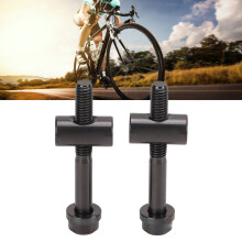 2 Stück M5 x 40 mm Ti alloy Sattelklemmen Schrauben Schwarz