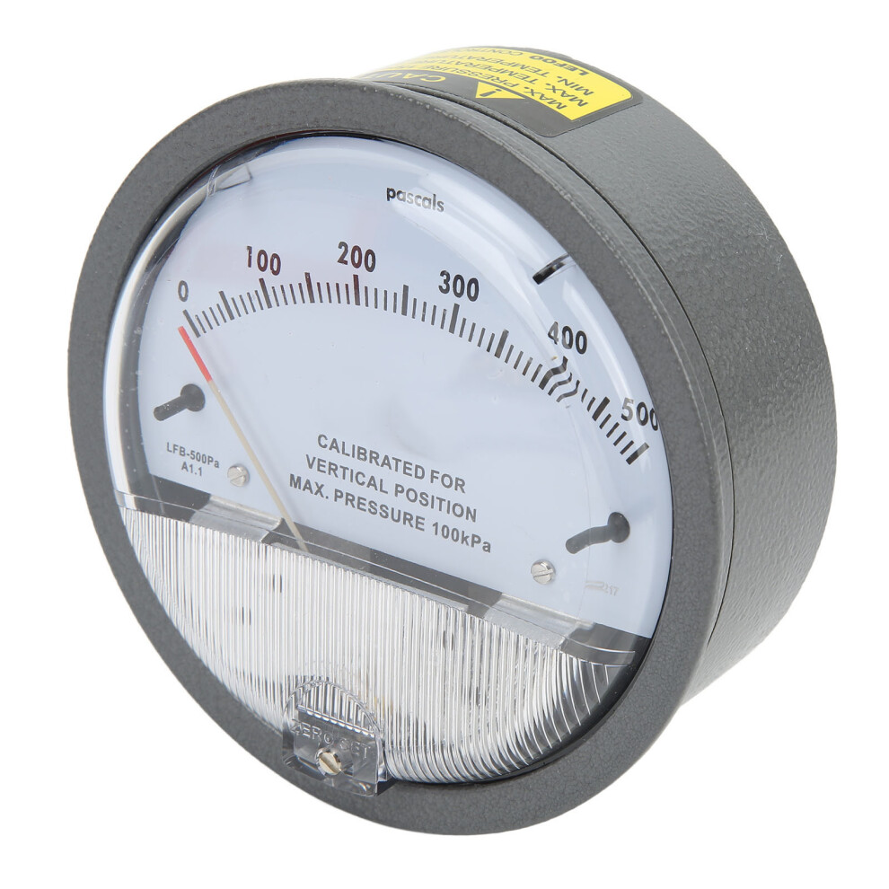 Differential Pressure Gauge Dial High Accuracy 1/8In Npt Aluminium For Electronics 8351311677392