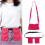 Brustamputations Drainagehalter Anpassbarer Mesh-Duschbeutel Rot 1