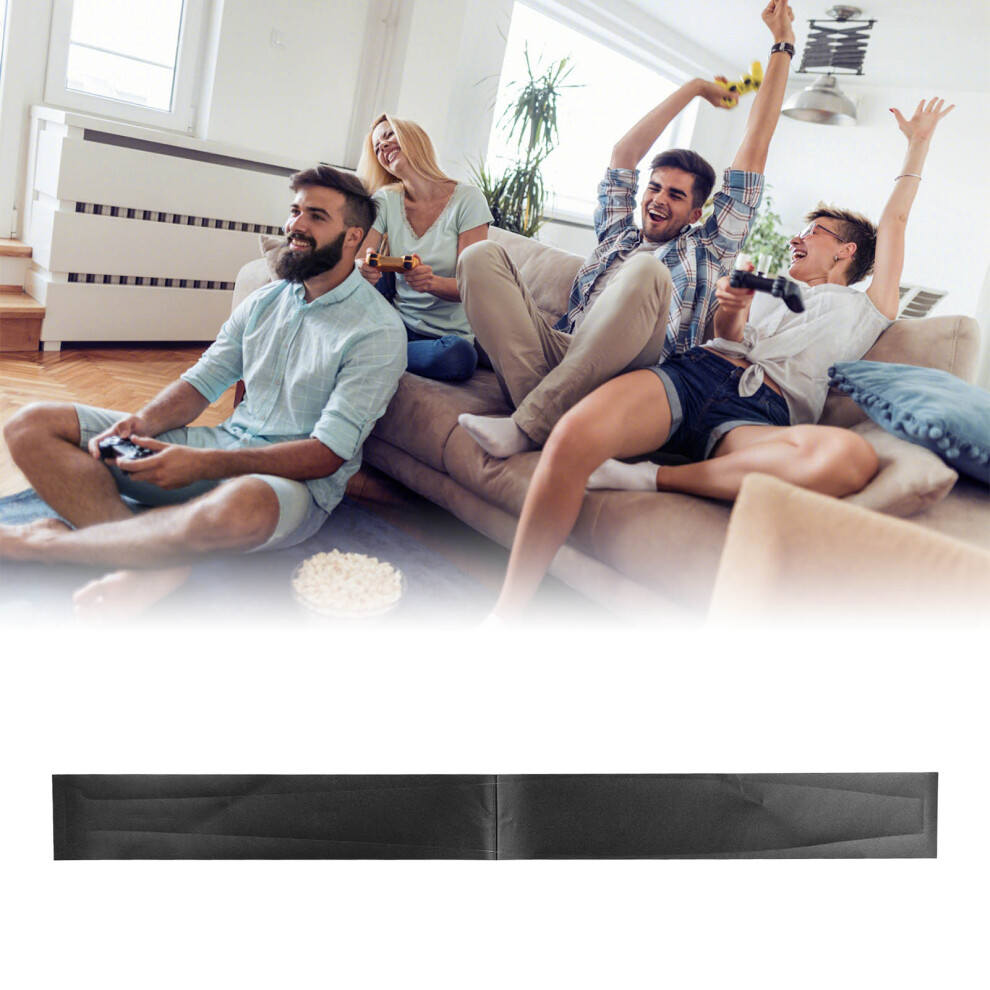 For Ps5 Console Middle Skin Integral Scratch Resistant Middle Strip Sticker For Ps5 Optical Drive Edition Host Black 4971311677716