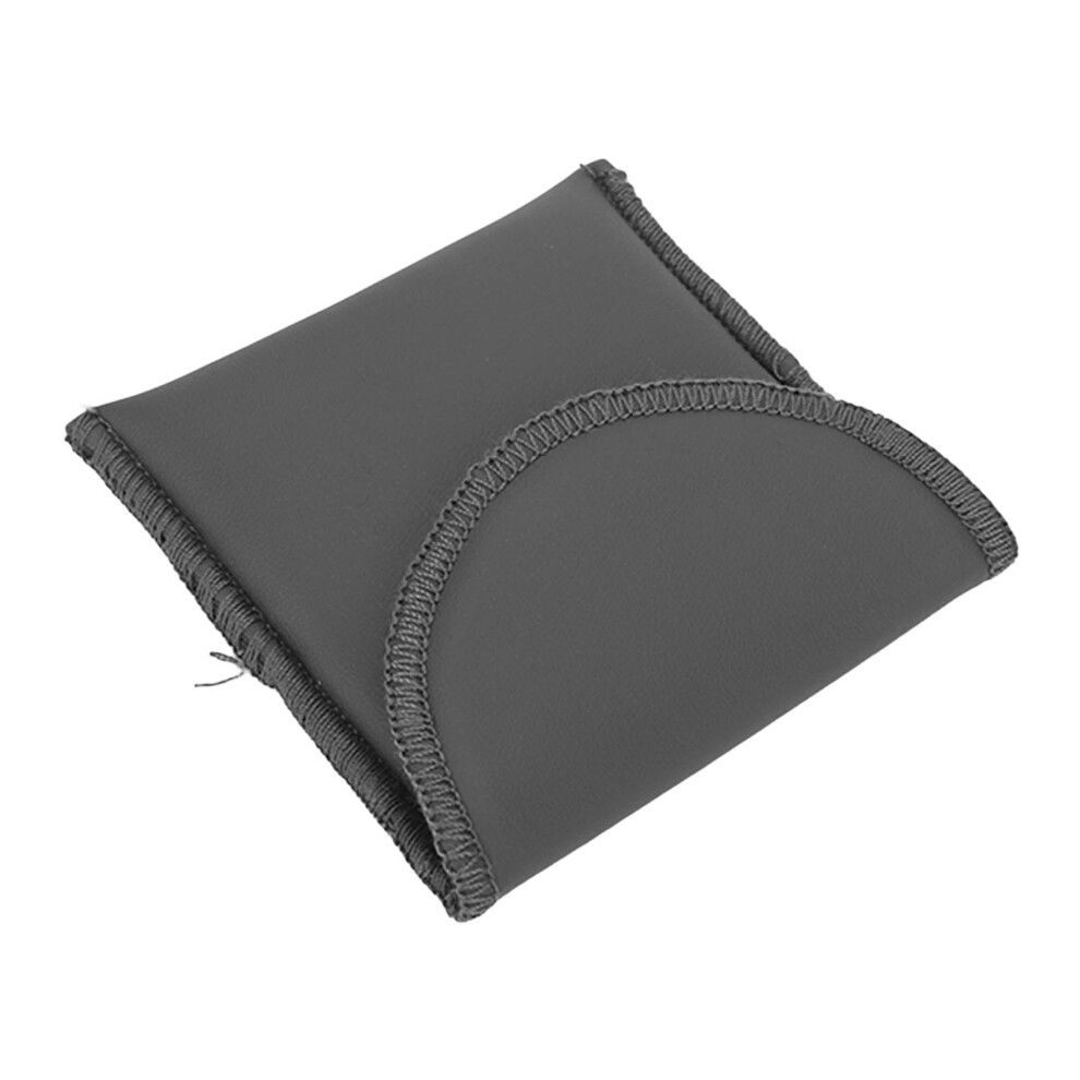 Black Hearing Aid Pouch Pu Leather Portable Pocket Size Hearing Amplifier Carrying Storage Pouch