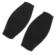 2 Stück Schwarzer Neopren-Tauchmaskenriemen für Männer und Frauen, strapazierfähig & weich