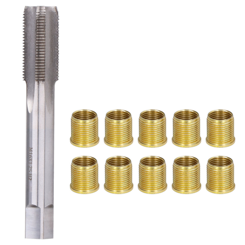 Spark Plug Thread Repair Tools Gasoline Engine Metal M14x1.25 Inserts And M16x1.25 Tap Kit 9441311678501