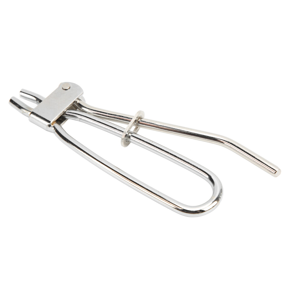 Brake Hose Pinch Steel Chrome Finish 12mm Opening Rounded Jaw Edges Fuel Pipe Clamp Tool for Clutch Coolant Line