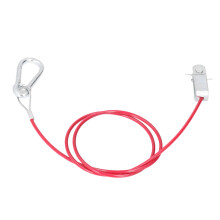 Universalsicherheits-Bremskabel 10 m mit Karabiner & Ring für Anhängersicherung NEU