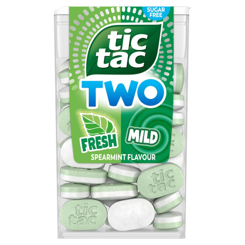 Tic Tac Two Spearmint Flavour, 38.5g (Pack of 8) 1