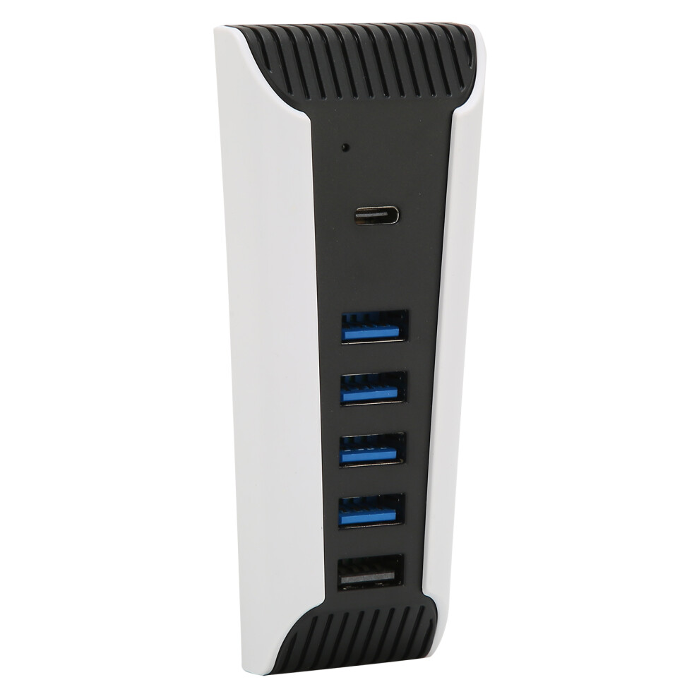 5 In 1 Usb Hub Highspeed Expansion Adapter With Usb2.0 Typec Ports For Ps5 Console Black/White 4011311681259