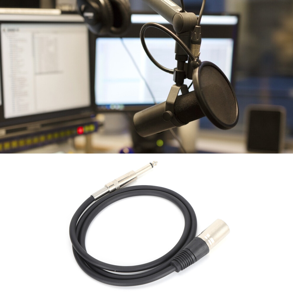 6.35Mm Xlr Male To Trs Jack Microphone Line Microphone Audio Cable For Microphones Speakers Stage Djxlr Female 2 M 9311311681354