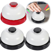 (As show, One size) 3 Pieces Receiving Bell Dog Bell Meal Bell Ringing Bell For Training Bell Table Bell